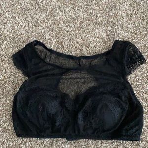 Beautiful black lace bralette